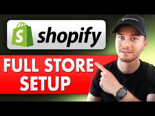 How To Create A Shopify Dropshipping Store In 2024 (STEP-BY-STEP)