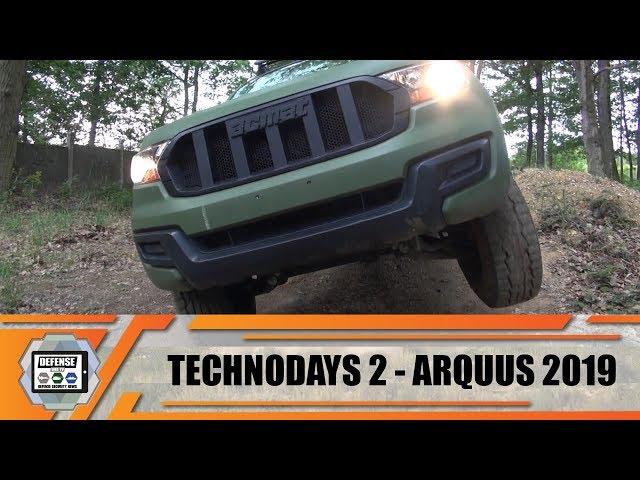 ARQUUS Technodays latest innovations and development wheeled tactical & combat vehicles France