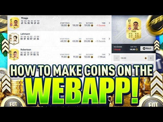 HOW I'M MAKING COINS ON THE FIFA 20 WEB APP!! FIFA 20 Ultimate Team