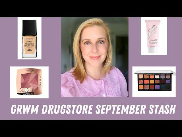 GRWM DRUGSTORE SEPTEMBER STASH #makeupover40 #shopmystash