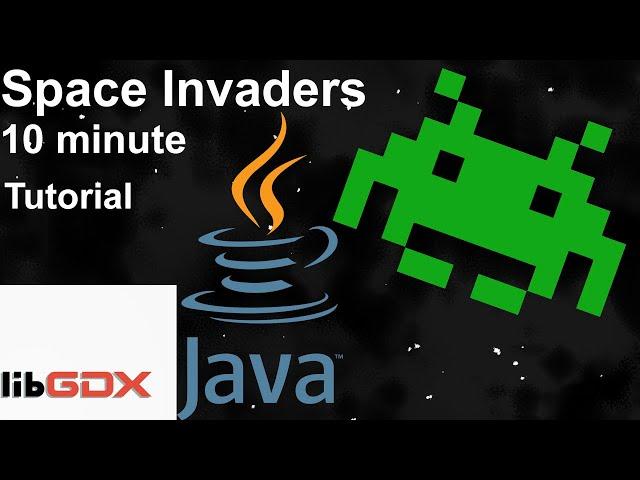 Making A Space Invaders Game with Java and LibGDX in under 10 minutes