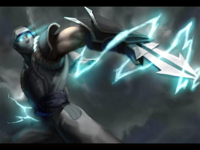 Zed outplays Cassiopeia: Forbidden shadow wins
