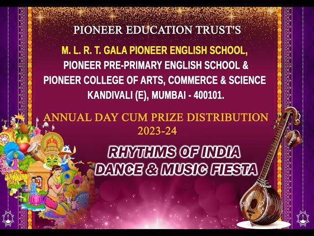 MLRT Gala Pioneer English School Annual Day Function 2023 - 24 Cultural Programme