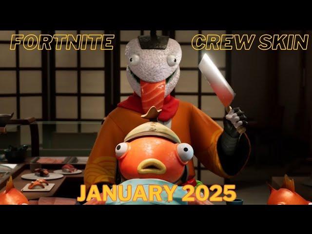 Fortnite Crew Member Skin Gameplay! (January 2025)