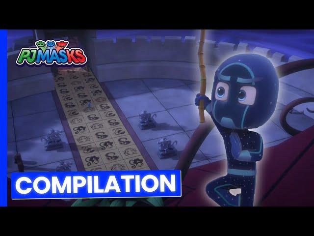 Night Ninja's Storm Creates Chaos! ️ | Compilation | PJ Masks