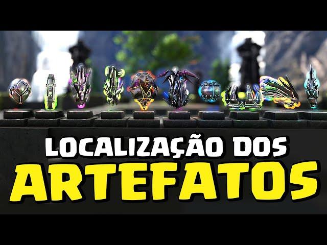 LOCALIZAÇÃO DE TODOS OS ARTEFATOS DO MAPA FJORDUR E COMO PEGA-LOS - ARK: SURVIVAL EVOLVED