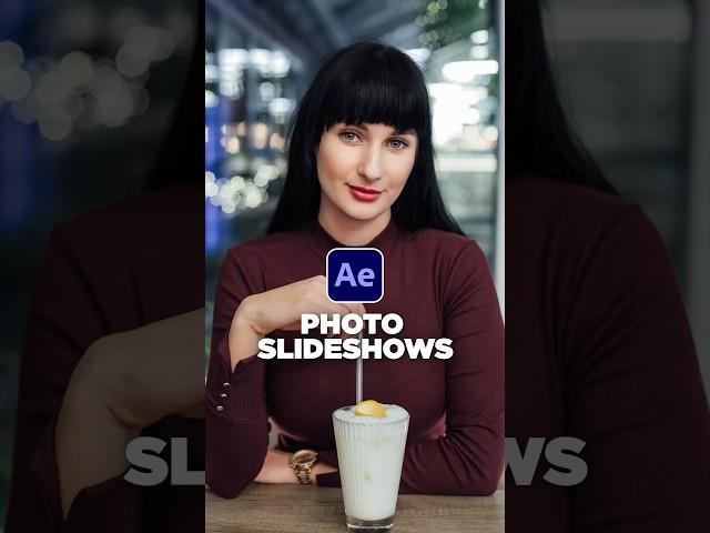 Create Fast Photo Slideshows in After Effects #tutorial