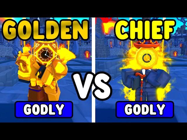 GOLDEN FUTURE VS CHIEF CLOCKMAN (Toilet Tower Defense)