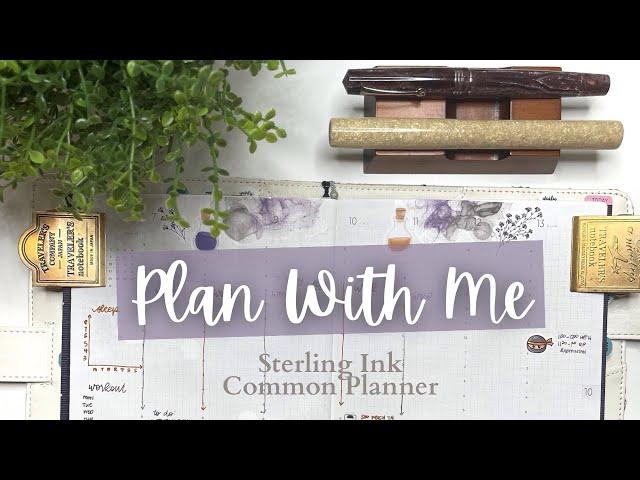 PLAN WITH ME // Sterling Ink A5 Common Planner