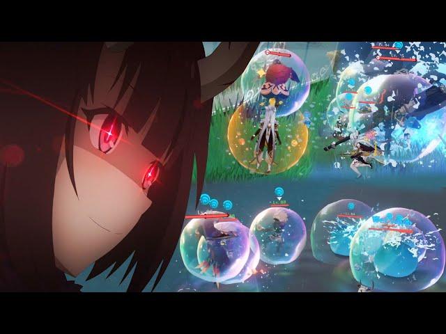I am the Cruelest Abyss Mage in Genshin Impact