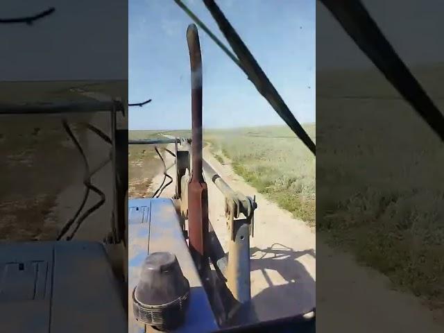 работа на тракторе