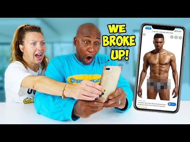 DAD Reacts To My MUMS CAMERA ROLL!! *WE BROKE UP*