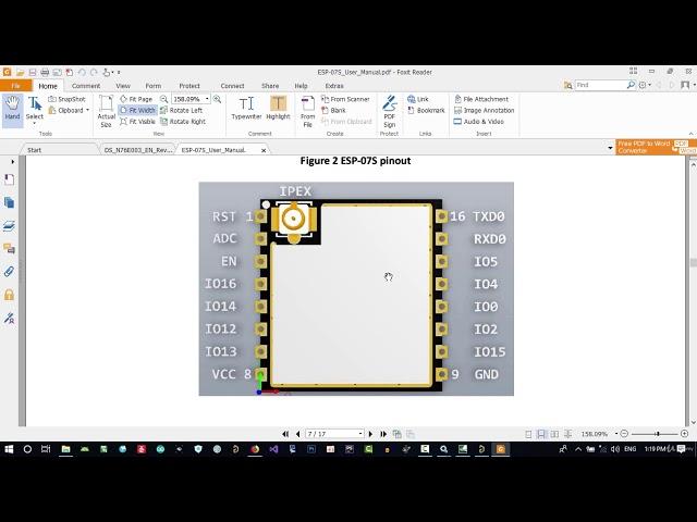 33 Reading ESP8266 Datasheet for How to programming it