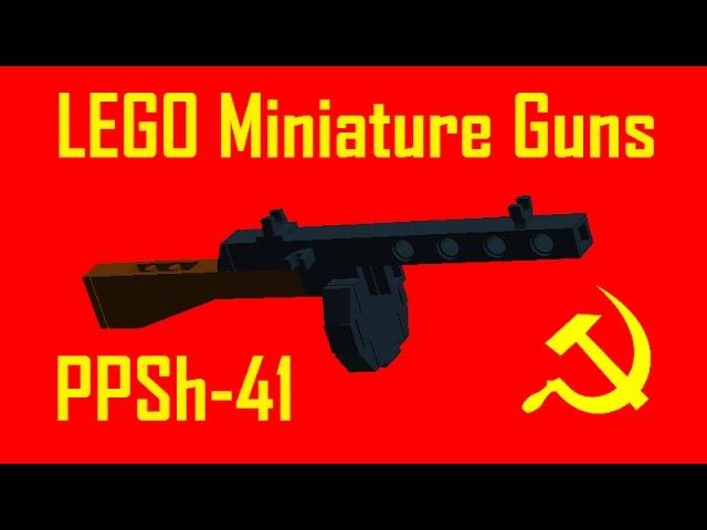 LEGO Miniature Guns REDUX: PPSh-41