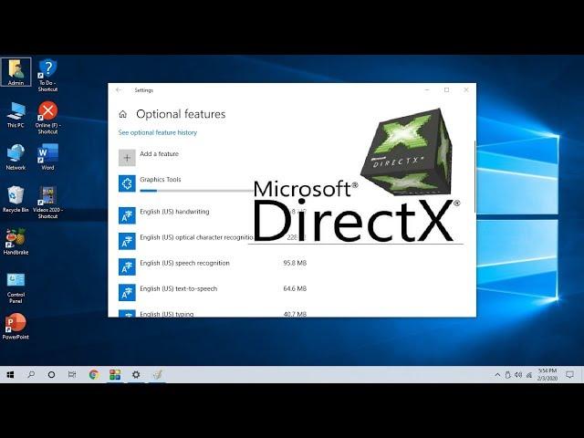 How to Install Latest DirectX Graphic Tool in Windows 10 (Easy)