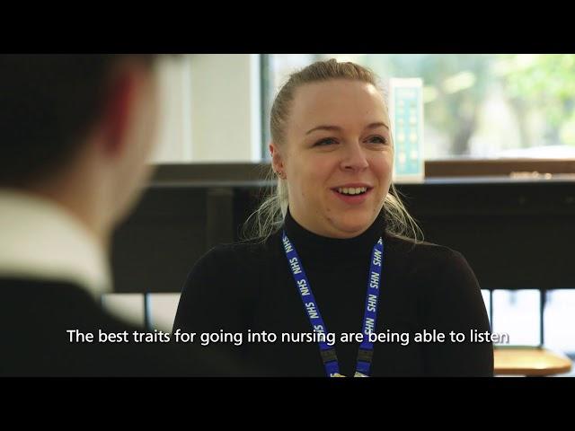 What’s it like being a student nurse?