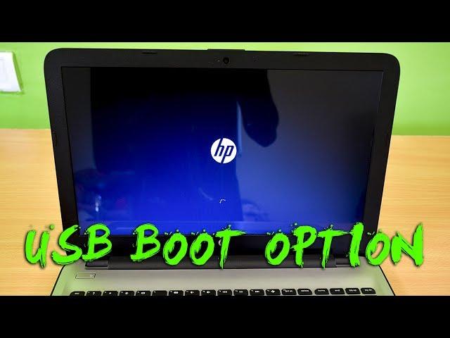 How To Install Windows 10 on HP Notebook 15 from USB (Enable HP Laptop Boot Option)