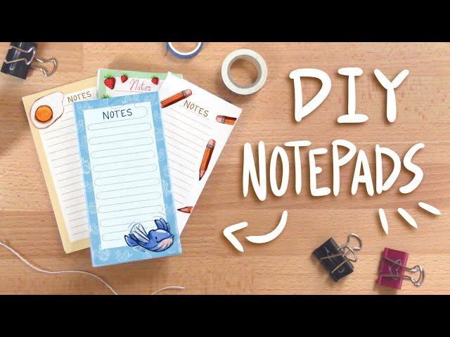 DIY Notepads | Very easy + Printable Patterns!