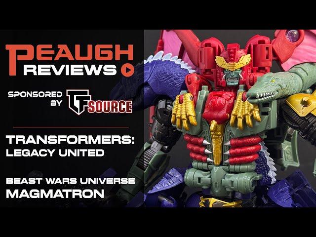 Video Review: Transformers Legacy United - Commander Class Beast Wars Universe MAGMATRON