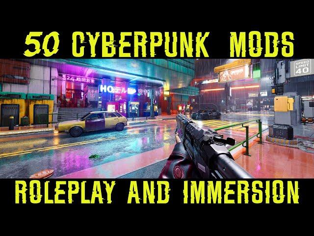 Best Roleplay and Immersion Mods for Cyberpunk 2077