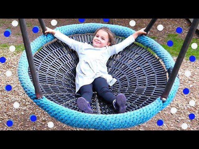 Outdoor Playground for Children in Battersea Park Zoo, huge toy castle fun for kids