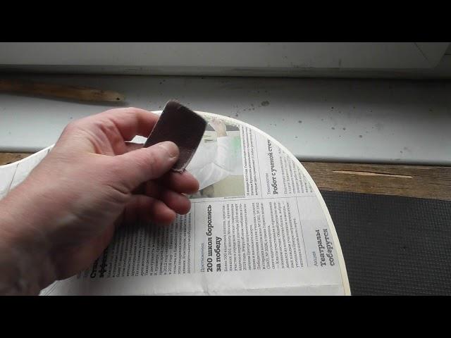 Распорка внутри гитары для примотки кантов(видео №508).