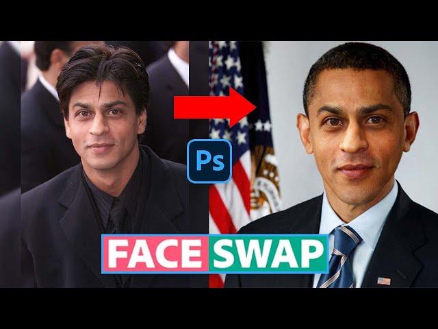 How to Easily Swap Faces In Photoshop (FAST &EASY!) - Face Swap Tutorial