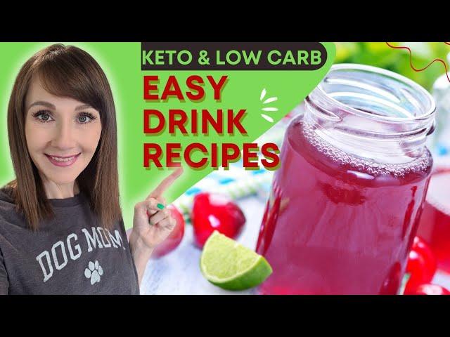 3 Keto Drink Recipes | EASY | Low Carb | Diabetic Friendly