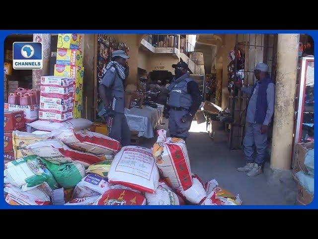 Customs Raids Mubi Market, Seizes Foreign Rice & Contraband