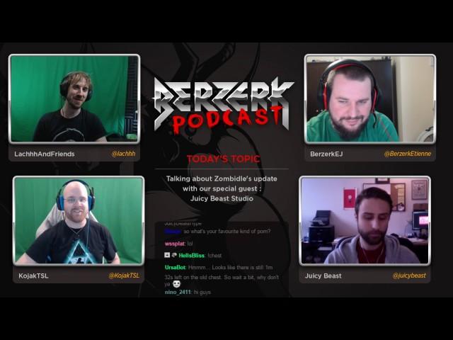 Berzerk Podcast Ep 17, with @juicybeast !!!! #gamedev #indiedev