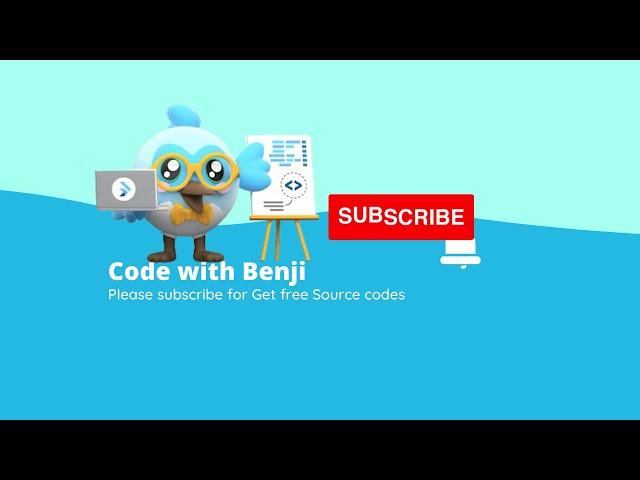 Code with Benji: Please Subscribe for more exciting programing tutorials in all languages