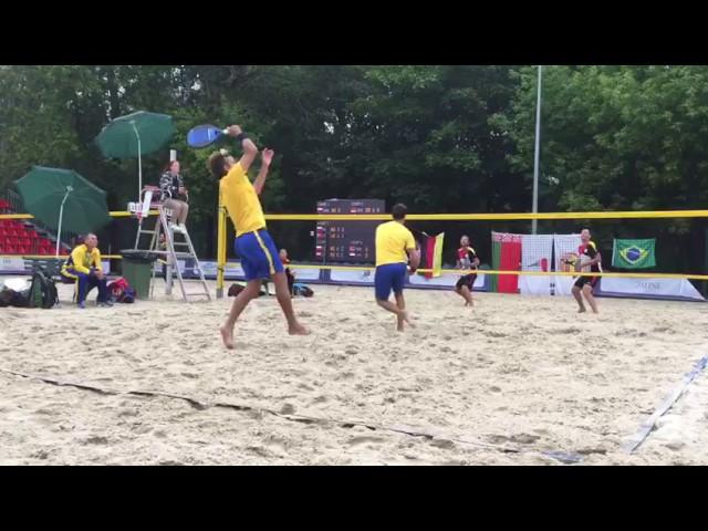 Beach Tennis - die Team-WM in Moskau: Doppel Benjamin & Manuel