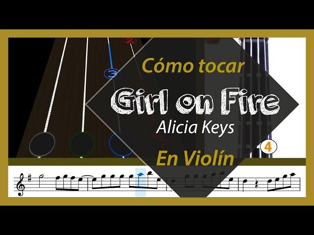 Girl on Fire | Violin Play along