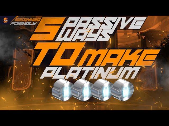 Earn and Make Platinum in Early Game Warframe