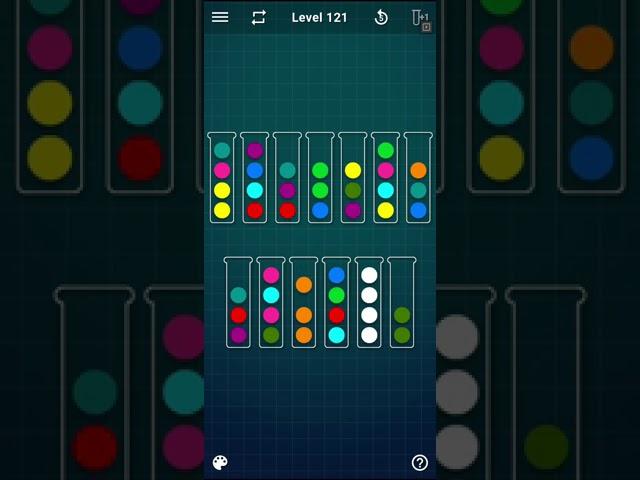 Ball Sort Puzzle - level 121