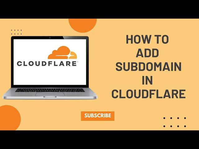 How To Add Subdomain On Cloudflare 2023 | Advance SEO Academy