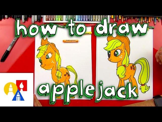 How To Draw Applejack My Little Pony