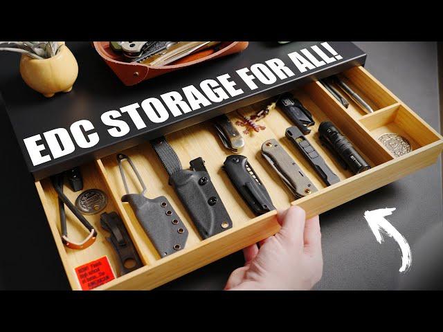 EDC Storage That Doesn't Suck! || 7 Best Knife and Gear Storage, Display, and Travel Solutions.