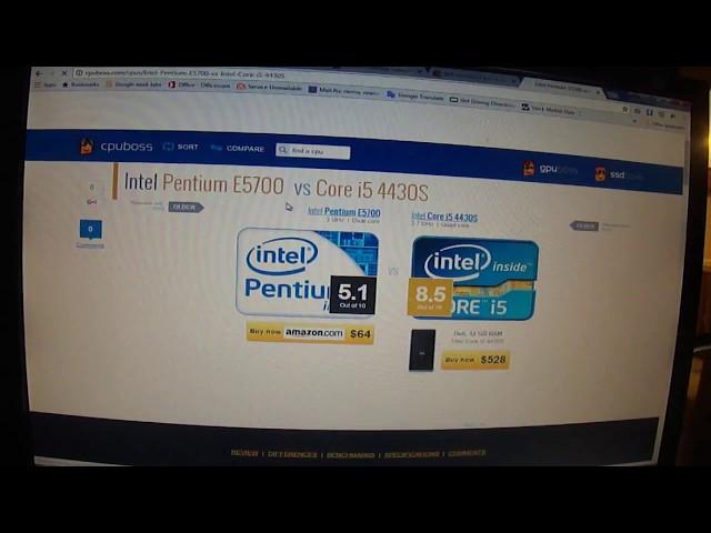 Intel Core 4th generation i5-4430 vs Pentium E5700 older processor