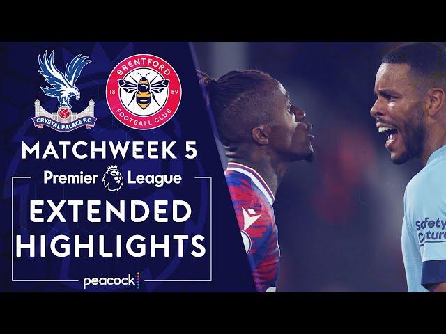 Crystal Palace v. Brentford | PREMIER LEAGUE HIGHLIGHTS | 8/30/2022 | NBC Sports