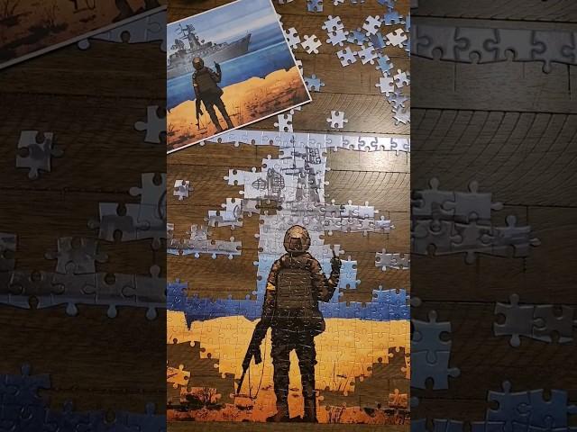 Закончил собирать Рождественский PUZZLE 