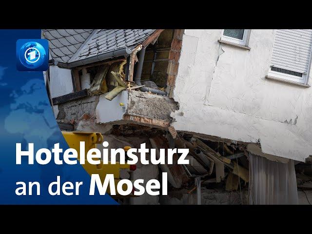 Rheinland-Pfalz: Hotel in Kröv teilweise eingestürzt