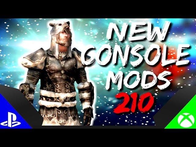 Skyrim Special Edition: ▶️5 BRAND NEW CONSOLE MODS◀️ #210 (PS4/XB1/PC)