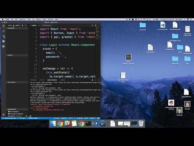 Debugging React with Visual Studio Code