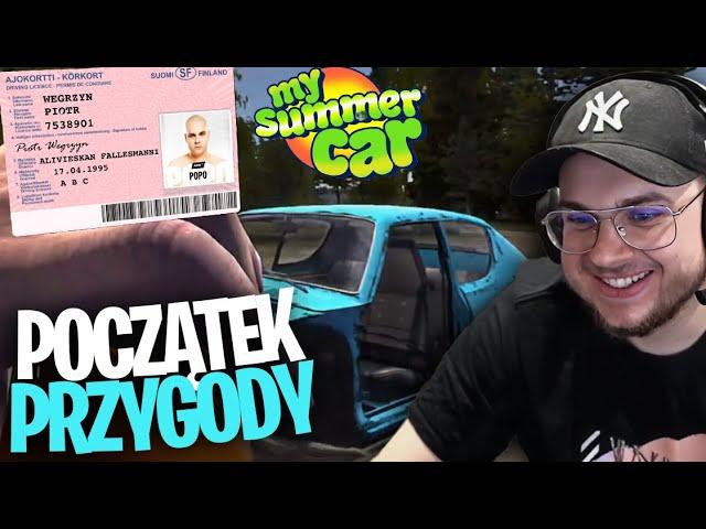 POPO | PIERWSZE SKŁADANIE AUTA, SILNIK, TRUSKAWKI, ZAKUPY, WYPADEK | My Summer Car