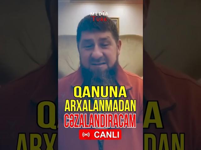 Ramzan Kadyrov onu günahlandıranları təhdid etdi - Media Turk TV #mediaturk #trend #shrots