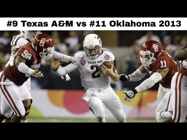 Manziel Magic in the Cotton Bowl! (Texas A&M vs Oklahoma 2013) | CFB Throwback Highlights