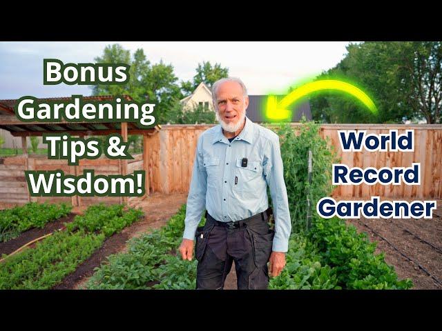 Secrets of No-Till Organic Gardening: Tour Dan's Incredible World Record Breaking Organic Garden!