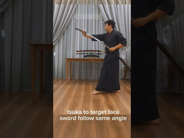 A simple tip for seitei ropponme - morotezuki for beginners & sword enthusiasts
