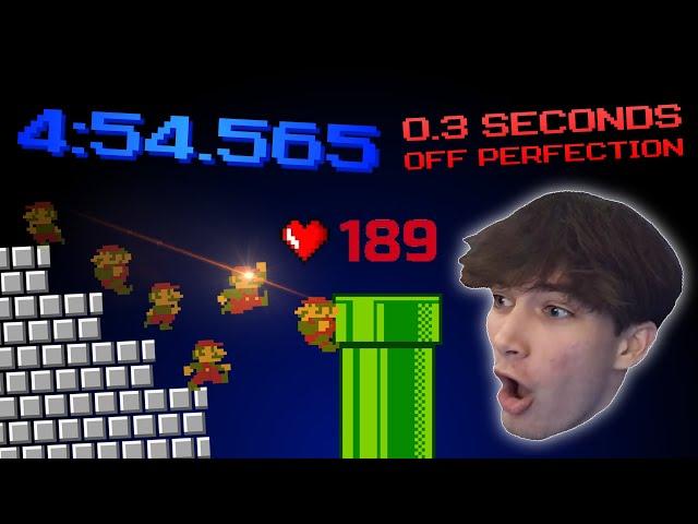 Super Mario Bros. Any% Speedrun in 4:54.565 *WR*